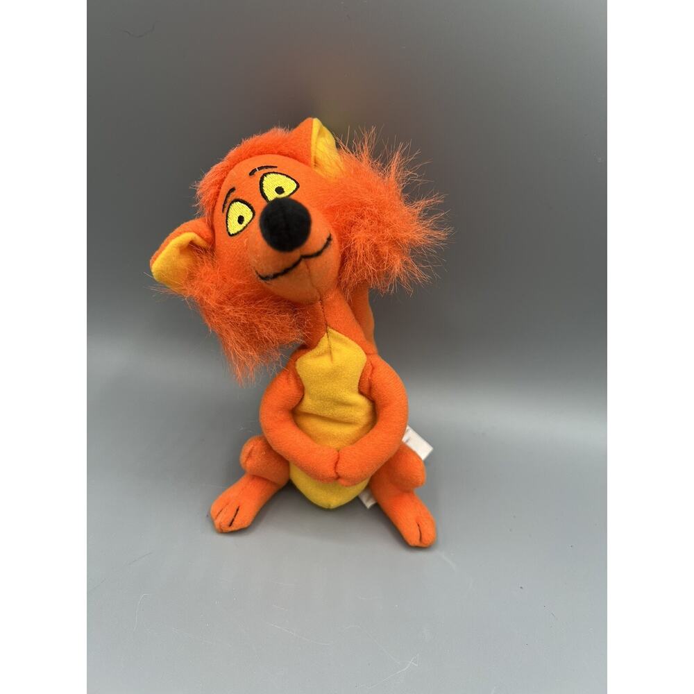 Disney Store Mary Poppins Fox Bean Bag Plush Orange Stuffed Animal